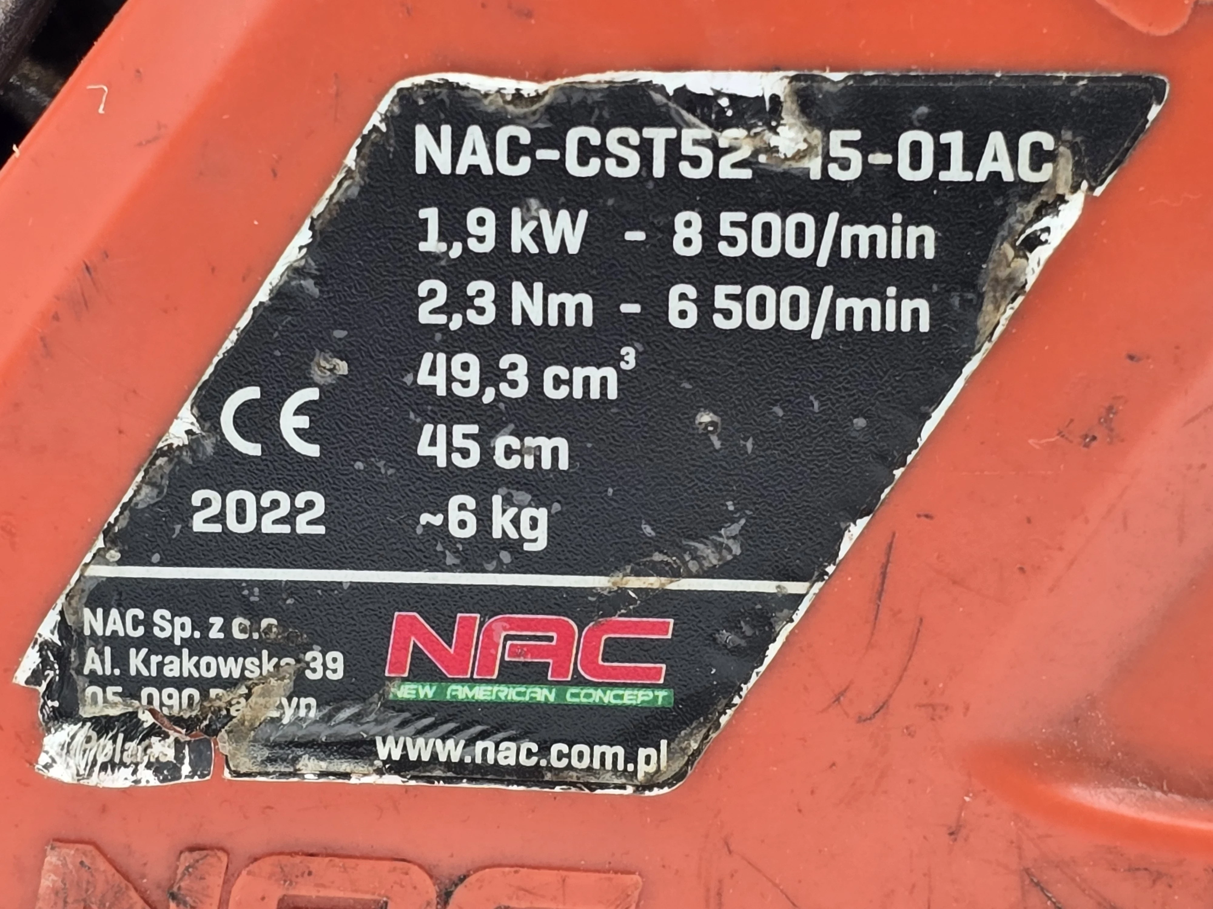 pilarka-lancuchowa-spalinowa-nac-cst52-45-01ac-45cm-19km-opis-ean-gtin-5907510482843