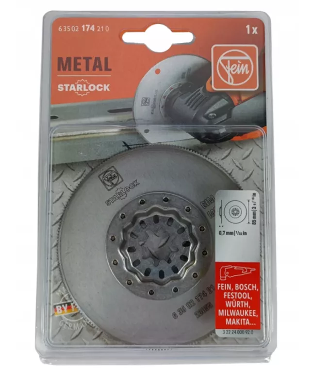 FEIN BRZESZCZOT ZE STALI HSS STARLOCK MULTIMASTER 85 MM