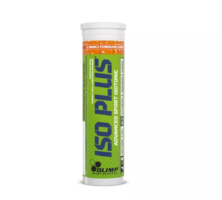 IZOTONIK TABLETKI OLIMP ISO PLUS SMAK POMARAŃCZOWY 120 G 10 SZT.