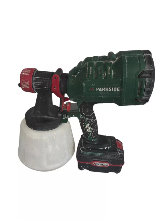PISTOLET DO MALOWANIA PARKSIDE PFSA B2 + AKU 4AH + ŁAD + WALIZKA