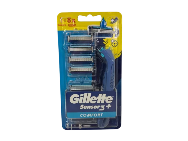 MASZYNKA NA WKŁADY DO GOLENIA GILLETTE SENSOR 3+ COMFORT - 8 WKŁADÓW