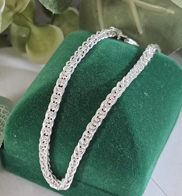 PIĘKNA SREBRNA BRANSOLETKA 5,04 G 925