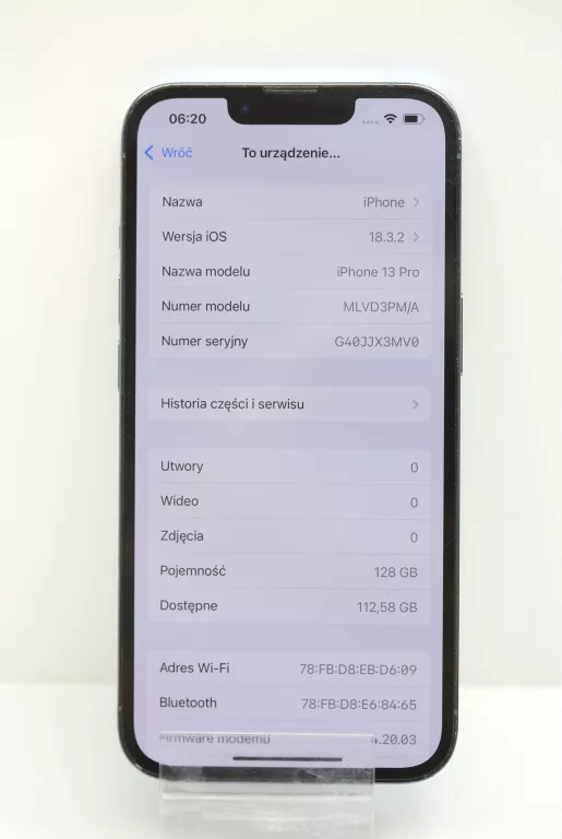 TELEFON APPLE IPHONE 13 PRO 6/128GB BAT:77