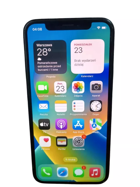 TELEFON APPLE IPHONE X 64GB 72%