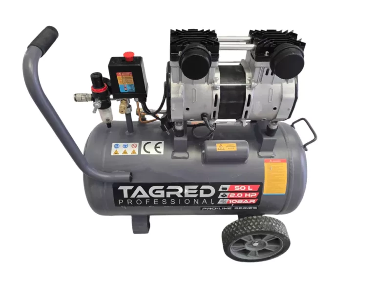 KOMPRESOR BEZOLEJOWY TAGRED TA3384 1500W 50L 10BAR SPRĘŻARKA