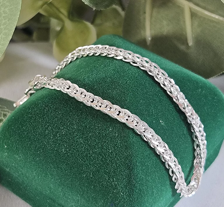 PIĘKNA SREBRNA BRANSOLETKA 5,04 G 925
