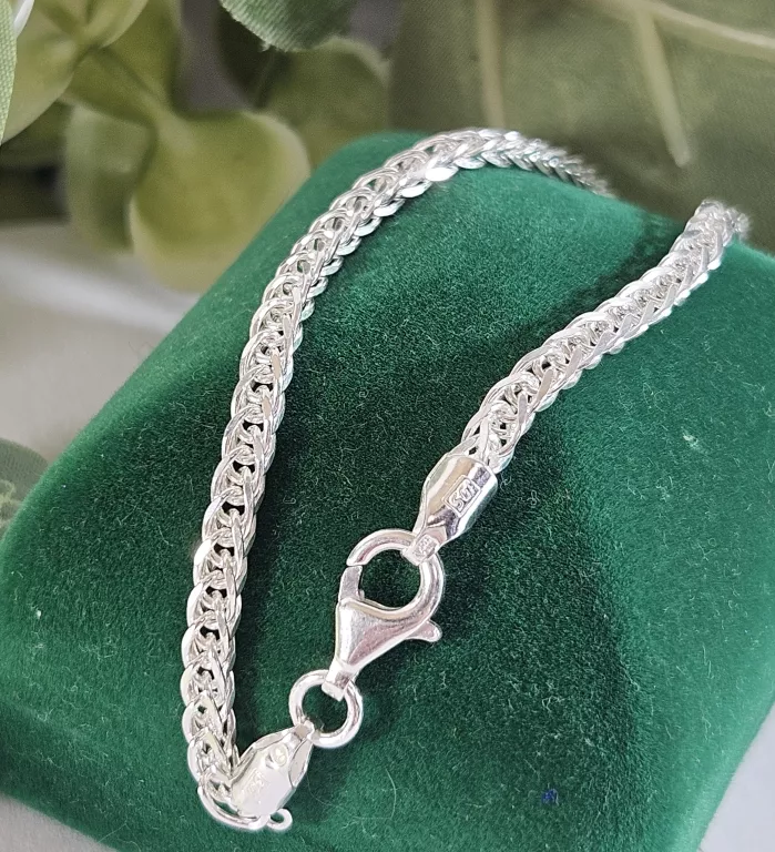 PIĘKNA SREBRNA BRANSOLETKA 5,04 G 925