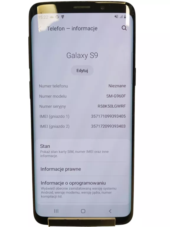 TELEFON SAMSUNG GALAXY S9 PUD
