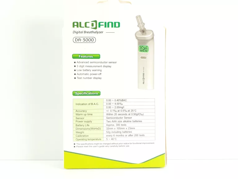 ALKOMAT ALCOFIND DA-3000