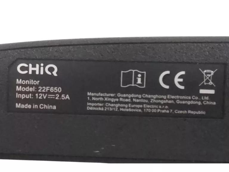 MONITOR LED CHIQ 22F650 22 " 1920 X 1080 PX VA HDMI