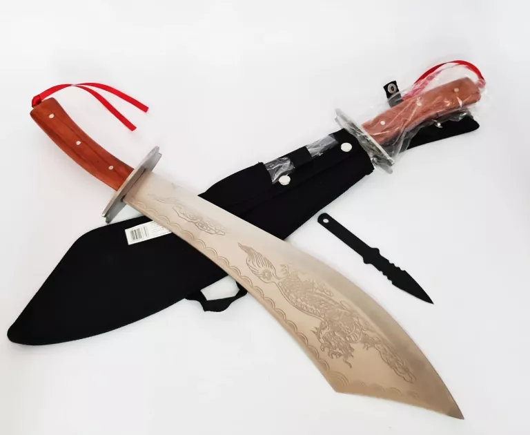 WIELKA MACZETA DRAGON NÓŻ MIECZ 52 CM +RZUTKA N618
