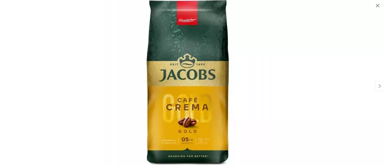 KAWA ZIARNISTA ARABICA JACOBS CREMA 1000 G
