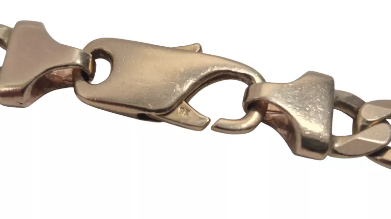 PIĘKNY ZŁOTY ŁAŃCUSZEK PANCERKA P. 375 / W.64,67 G / D.57 CM