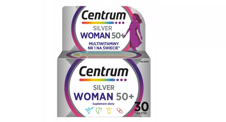 CENTRUM SUPLEMENT DIETY WITAMINY DLA KOBIET 50+ 30 TABLETEK
