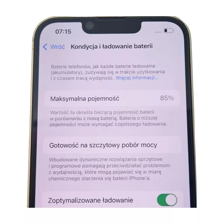 IPHONE 13 128 GB RATY PLUS GSM NA CZĘŚCI 85% BATERIA