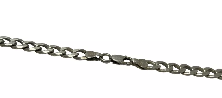 SREBRNY ŁAŃCUCH-PANCERKA 43,5G/P.925/62CM