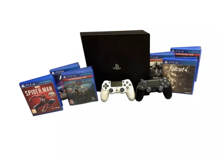 KONSOLA SONY PLAYSTATION 4 PS4 PRO 1TB CUH-7216B + 2 PADY + GRY