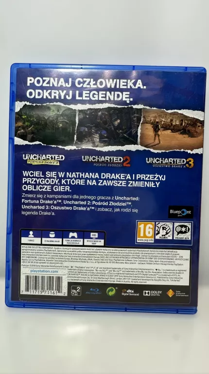 GRA NA KONSOLE PS4 UNCHARTED KOLEKCJA WARTO OKAZJA