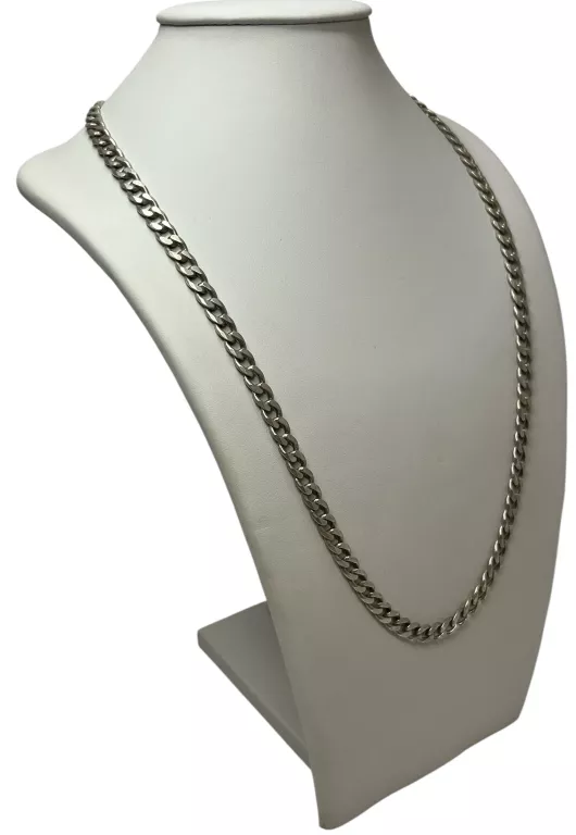 SREBRNY ŁAŃCUCH-PANCERKA 43,5G/P.925/62CM