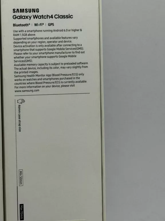 SMARTWATCH SAMSUNG GALAXY WATCH 4 CLASSIC SM-890 / PUD /EAN: 8806092520073