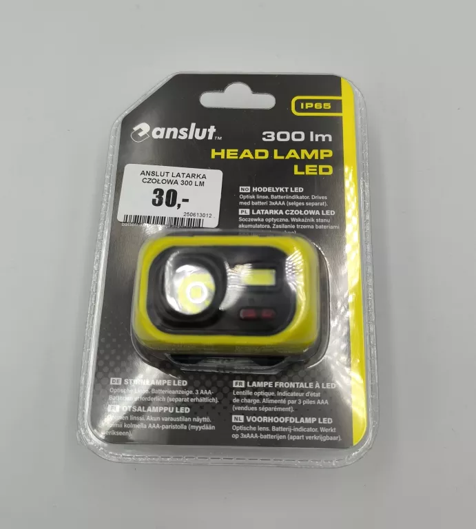 ANSLUT LATARKA CZOŁOWA 300 LM