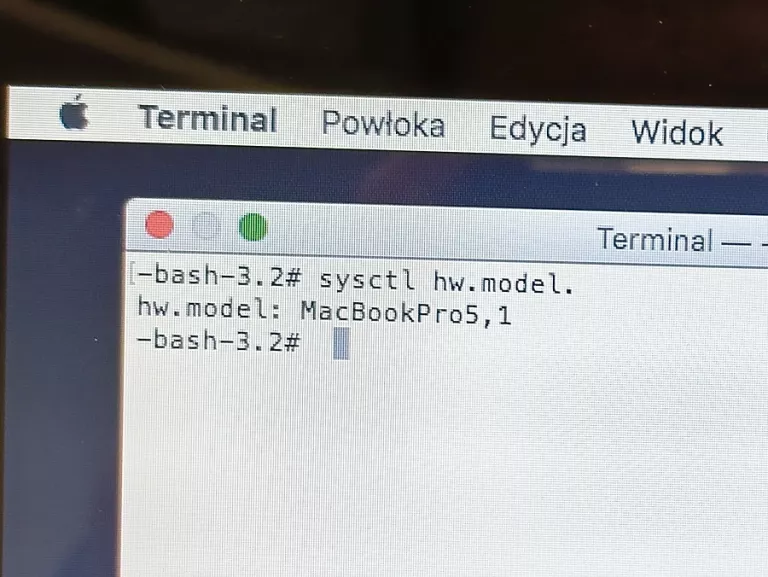 LAPTOP APPLE MACBOOK PRO 5,1 8GB RAM BEZ SYSTEMU EL CAPITAN BŁĄD 403
