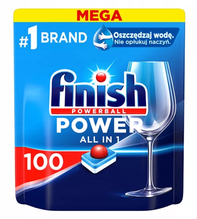 FINISH POWER ALL IN 1 TABLETKI DO ZMYWARKI 100 SZT