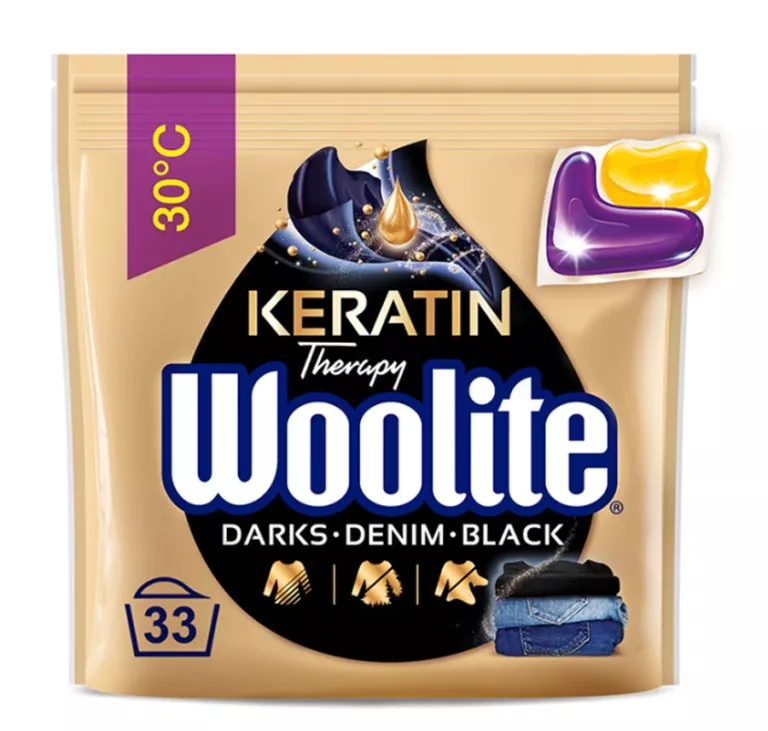 WOOLITE DARK KAPSUŁKI DO PRANIA CIEMNE 33SZT