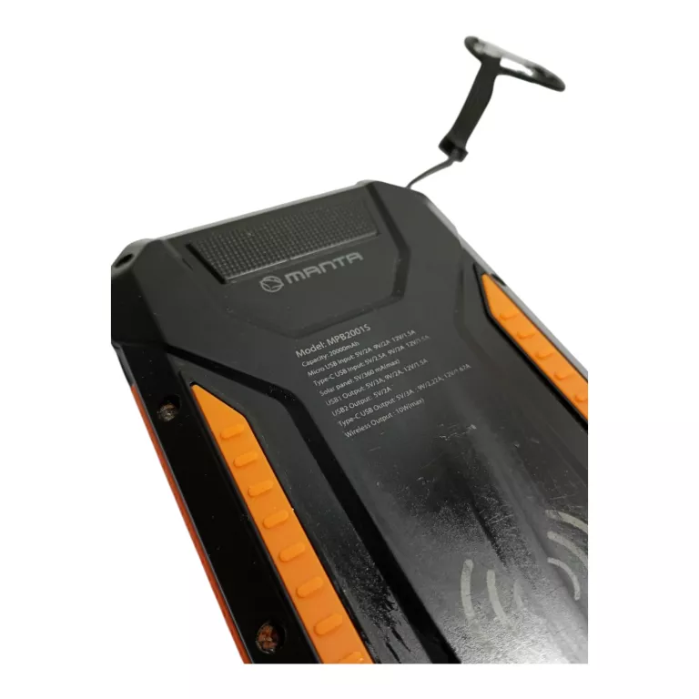 POWERBANK SOLARNY MANTA MPB2001S 20000MAH