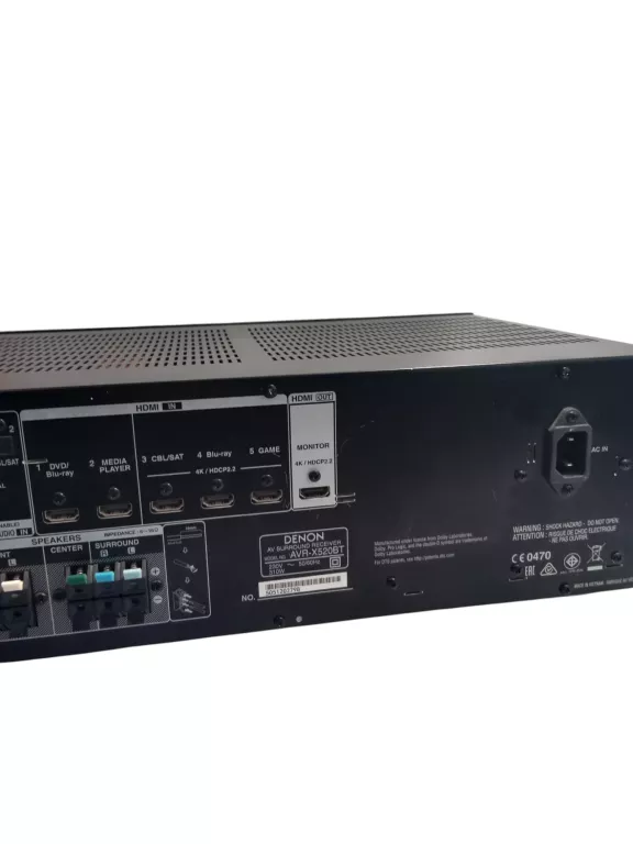 AMPLITUNER AV DENON AVR-X520BT + PILOT