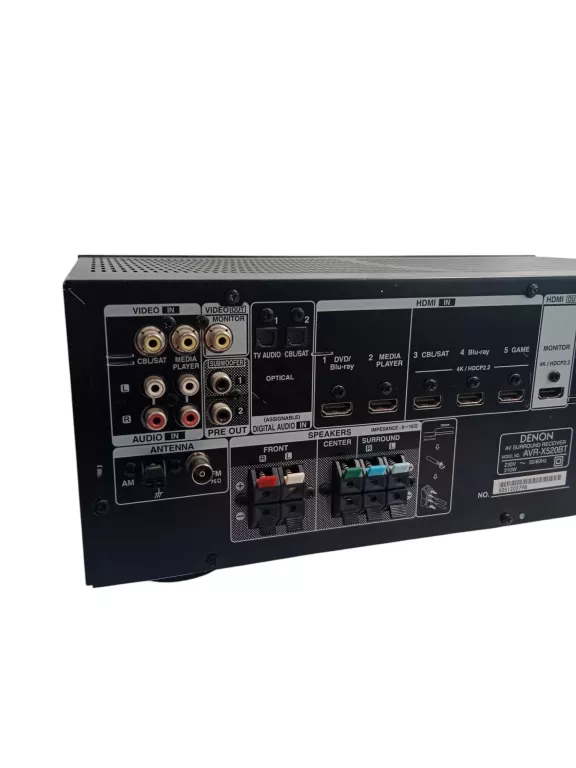 AMPLITUNER AV DENON AVR-X520BT + PILOT