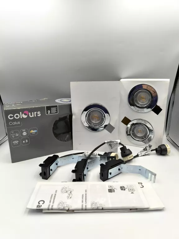 OCZKA OKRĄGŁE LED COLOURS CAIUS GU10 3 SZT.