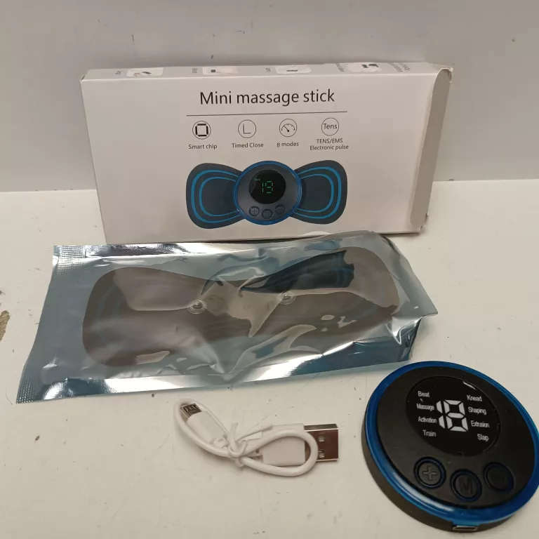 MINI MASAŻER ELEKTROSTYMULATOR SZYI KARKU CIAŁA MIĘŚNI
