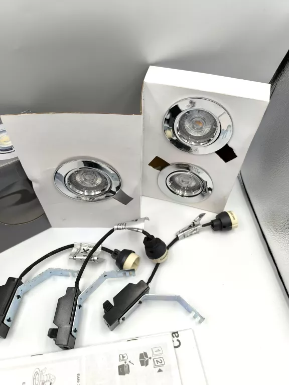 OCZKA OKRĄGŁE LED COLOURS CAIUS GU10 3 SZT.