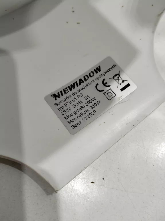 SUSZARKA SPOŻYWCZA NIEWIADÓW 970PS