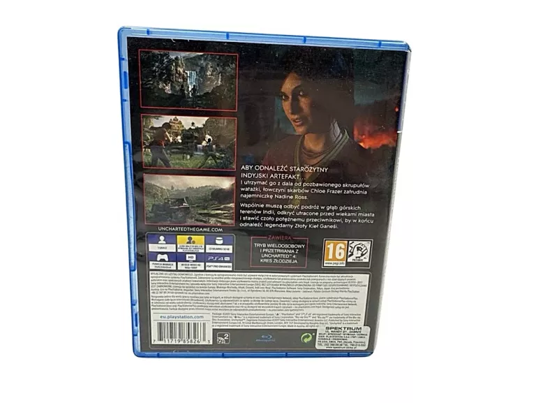 GRA UNCHARTED ZAGINIONE DZIEDZICTWO PS4 POLSKA WERSJA