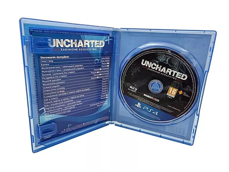 GRA UNCHARTED ZAGINIONE DZIEDZICTWO PS4 POLSKA WERSJA