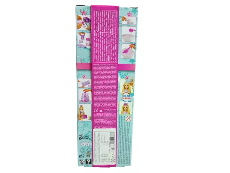 LALKA BARBIE PARTY UNBOXED W ZESTAWIE 10 NIESPODZIANEK #CIEMNOSKÓRA