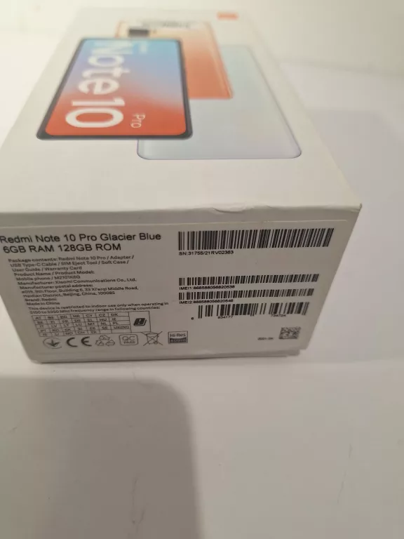 TELEFON REDMI NOTE 10 PRO PUD 6/128GB