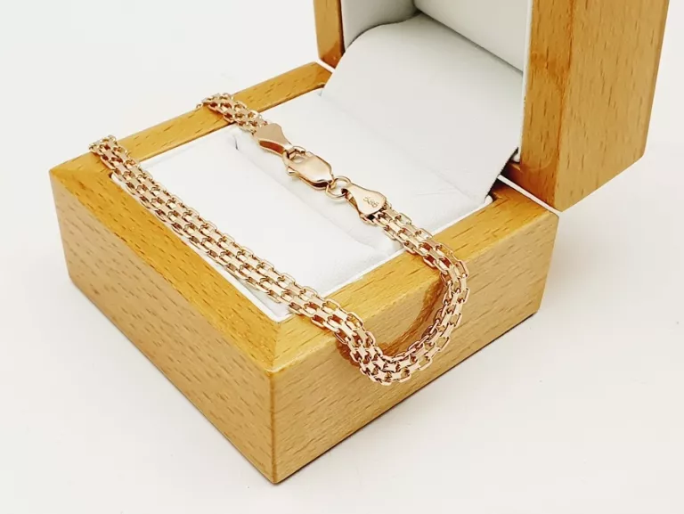 CZARUJĄCA ZŁOTA BRANSOLETKA 5,52G 585P 21CM