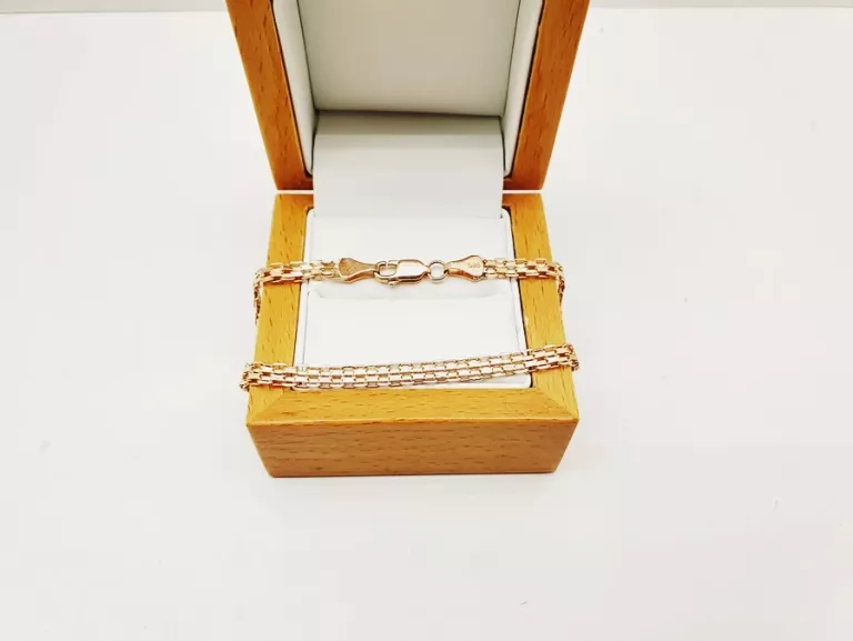 CZARUJĄCA ZŁOTA BRANSOLETKA 5,52G 585P 21CM