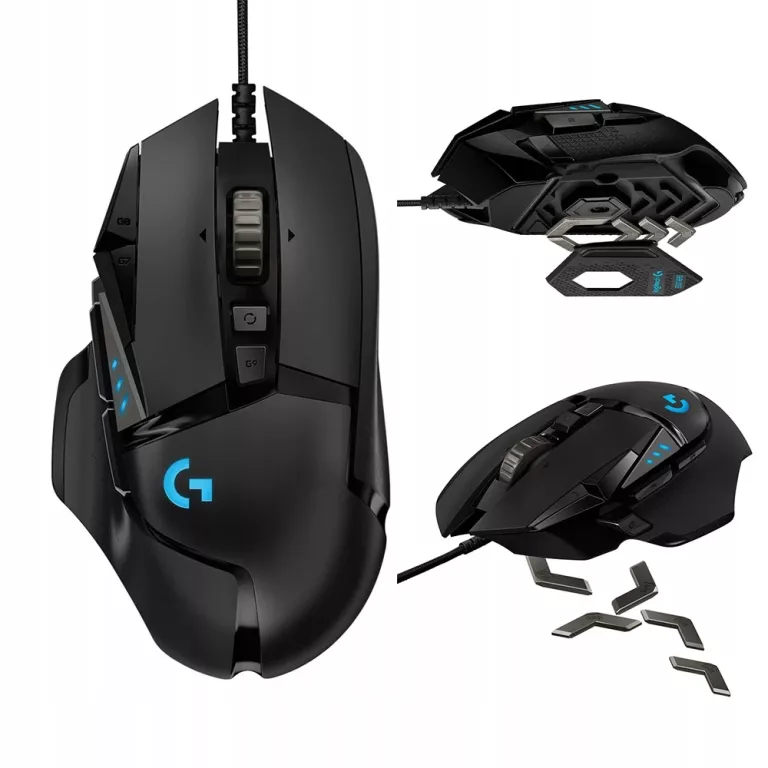 JAK NOWA MYSZ LOGITECH G502 HERO 25600 DPI CIĘŻARKI