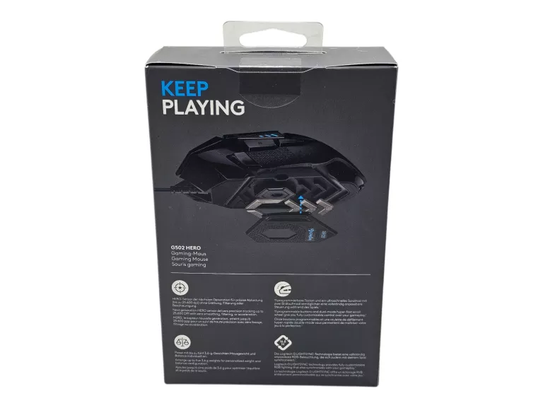 JAK NOWA MYSZ LOGITECH G502 HERO 25600 DPI CIĘŻARKI