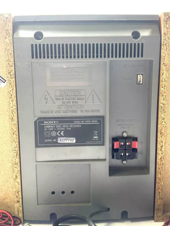 MINI WIEŻA SONY CMT-EH10, NIE DZIAŁAJĄ KASETY