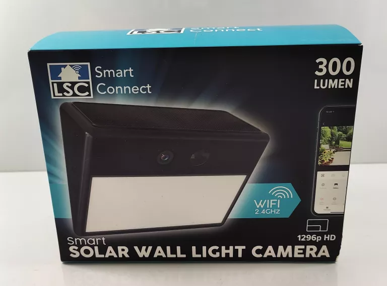 KAMERA NAŚCIENNA LSC Z LAMPĄ SOLARNĄ 300 LM