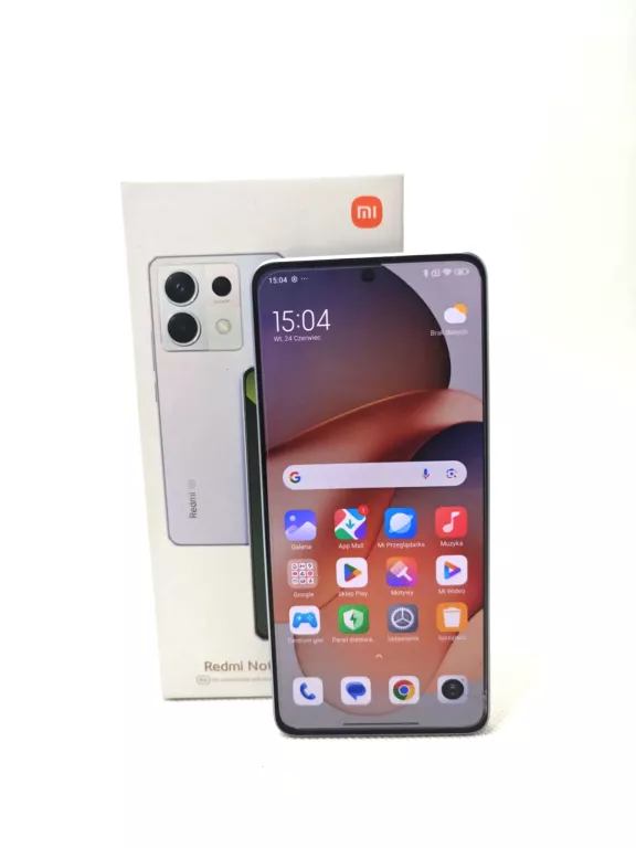 TELEFON REDMI NOTE 13 PRO 256GB + ŁADOWARKA + 3 X ETUI