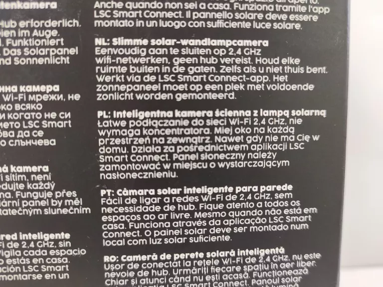 KAMERA NAŚCIENNA LSC Z LAMPĄ SOLARNĄ 300 LM