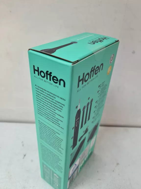 SZCZOTECZKA OSCYLACYJNA HOFFEN CZARNA KOMPLET