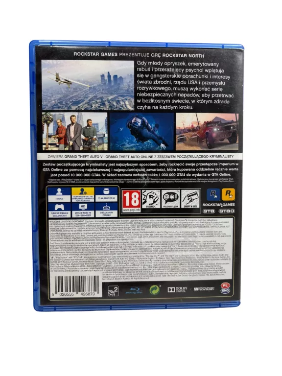 GRA NA PS4 PLAYSTATION 4 GTA 5 PREMIUM EDITION