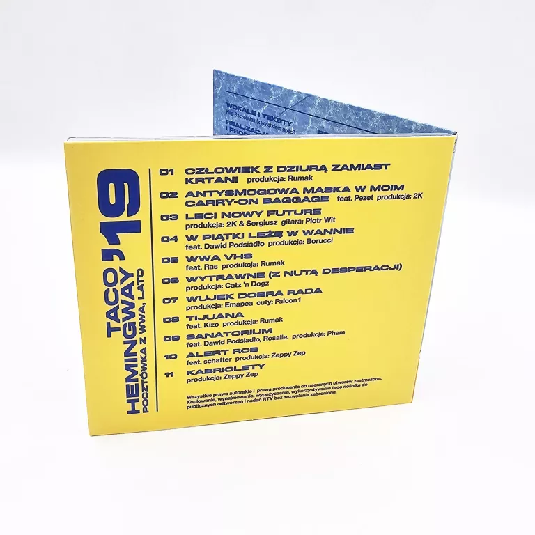 PŁYTA CD TACO HEMINGWAY "POCZTÓWKA Z WWA, LATO'19"